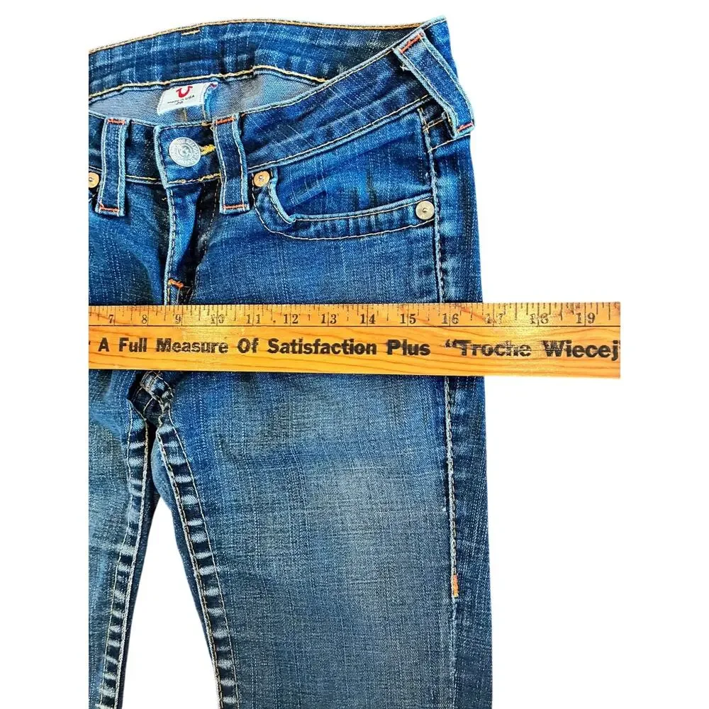 True Religion Women's‎ Johnny Jeans Straight Leg size 26 y2k